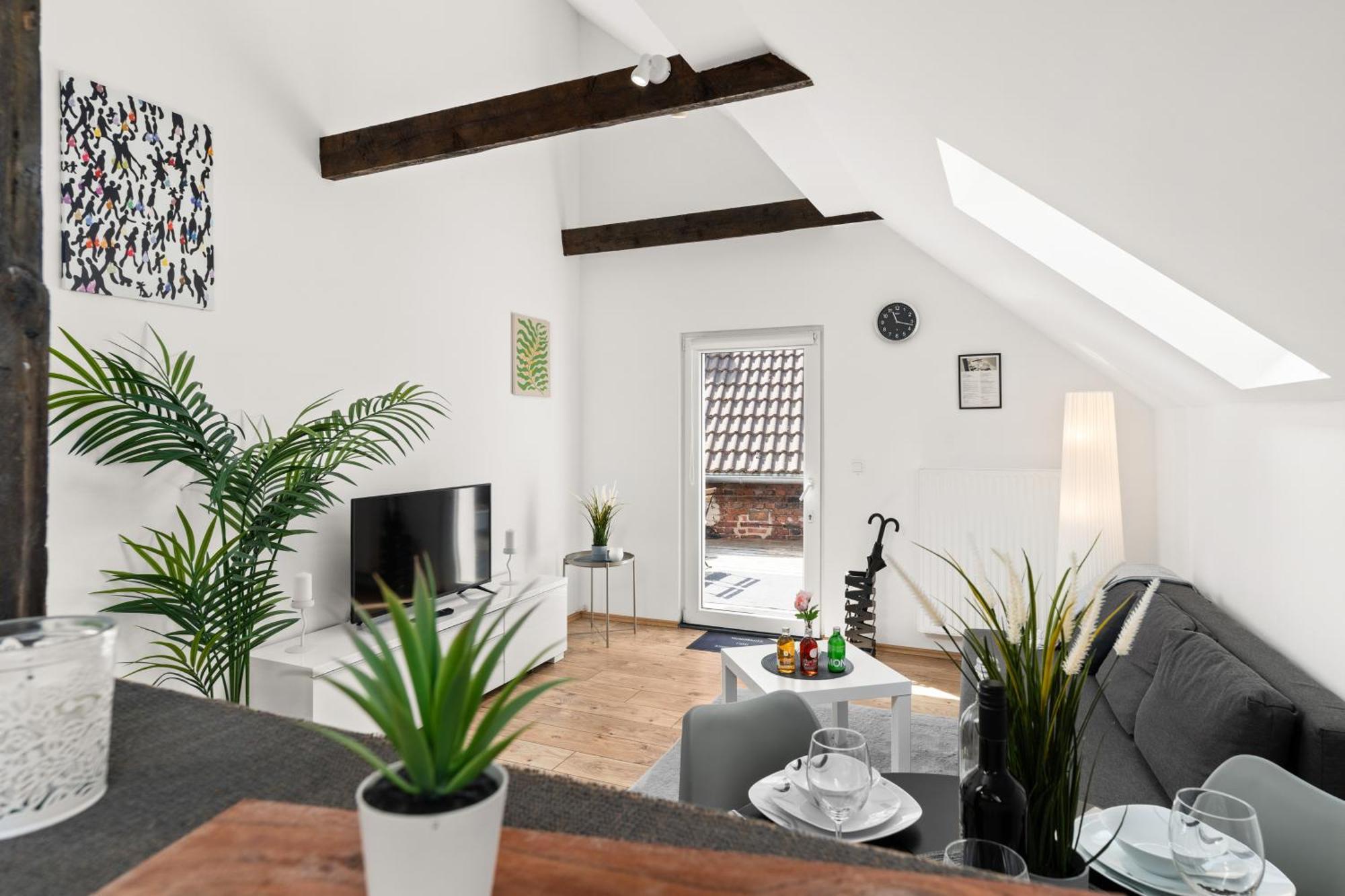 Mola Apartments-Charmante Ferienwohnung Im Herdecke Zentrum Fuer 3 Personen-Grosse Dachterrasse-Grill-Gratis Parken-Wlan Екстериор снимка